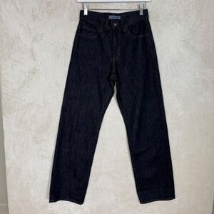 JW Anderson x Uniqlo Indigo Straight Leg High Rise Jeans 23x31 Minimalist